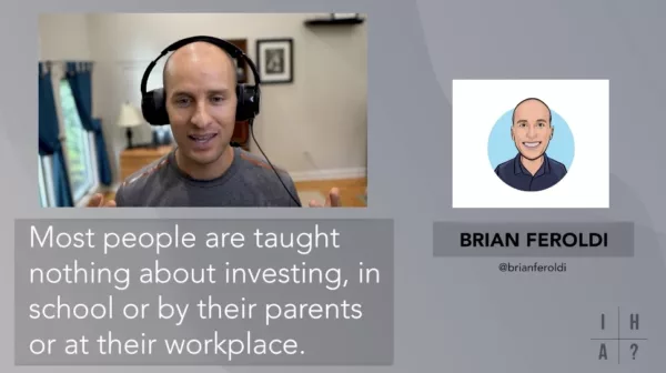 A man wearing headphones.