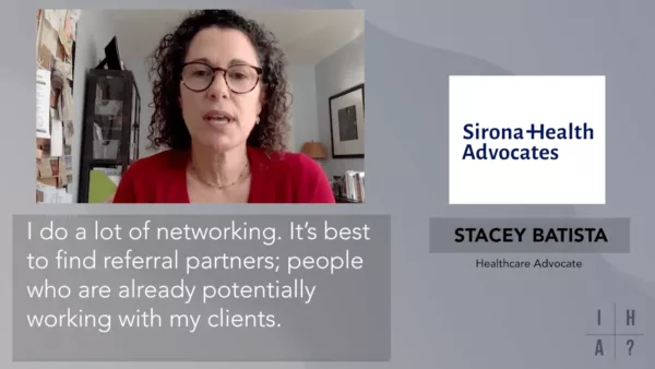 Stacy batista talks about the importance of networking.