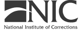 nic The national institute of corrections logo designed by a Boston-based video production company.