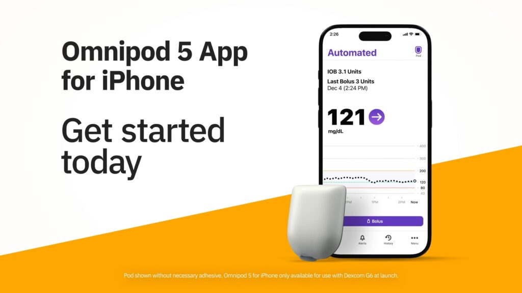 Omnipod 5 iPhone App Launch